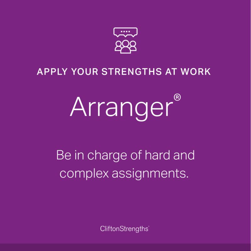 CliftonStrengths - arranger