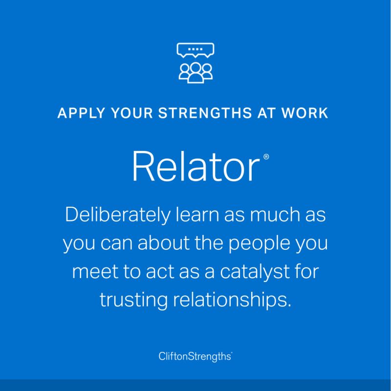 CliftonStrengths - relator