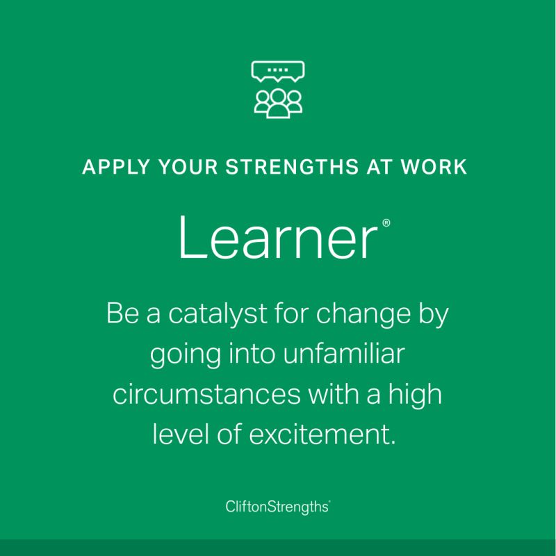 CliftonStrengths - learner